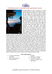 Guida Editori presenta Le strategie della crescita. Saggi di politica