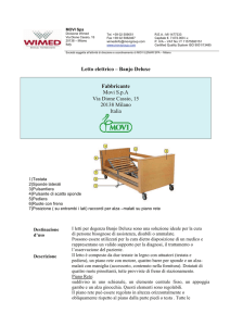 Scheda Tecnica letto Wimed Banjo Deluxe 90 cm