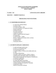 programma cerbino storia 2BI - Istituto di Istruzione Superiore