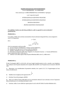 ESAME DI STATO DI LICEO SCIENTIFICO Tema di MATEMATICA