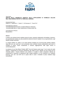 ANALISI DELLA VARIABILITÀ GENETICA DELLA