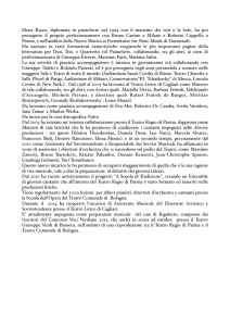 C.V. - Fondazione lirico sinfonica Petruzzelli e teatri di Bari