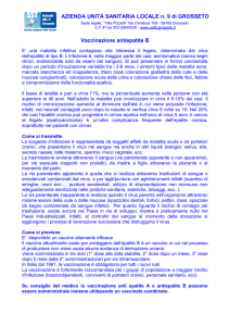 Vaccinazione anti Epatite B