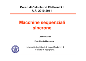 Macchine sequenziali sincrone