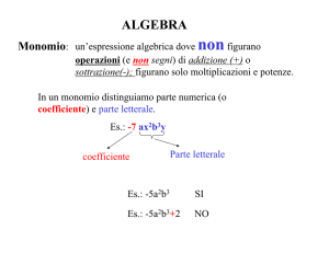algebra - CPIA 1 CASALE ALESSANDRIA