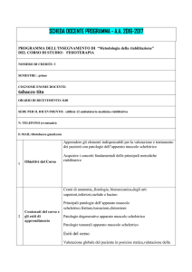 Tabacco Tito - Metodologia della riabilitazione