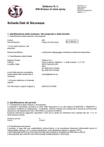 Scheda Dati di Sicurezza