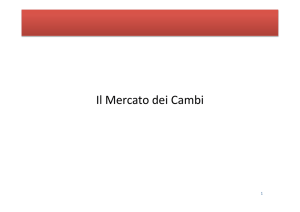 Il Mercato dei Cambi