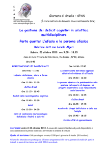 L`afasia e la persona afasica