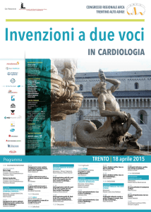 TRENTO | 18 aprile 2015 - ARCA Associazioni Regionali Cardiologi