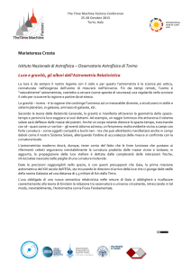 Mariateresa Crosta Istituto Nazionale di Astrofisica – Osservatorio