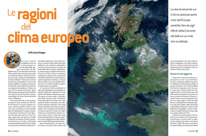 La teoria secondo cui il clima relativamente mite dell