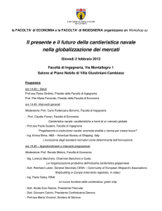 Il presente e il futuro della cantieristica navale nella globalizzazione