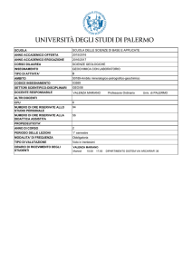 scuola scuola delle scienze di base e applicate anno accademico