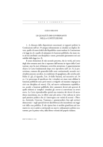 G. Sirianni, La qualità dei governanti nella costituzione, in Diritto