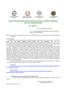 I LINCEI PER UNA NUOVA DIDATTICA NELLA SCUOLA: UNA
