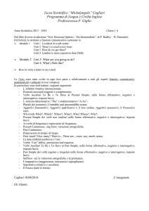 inglese 2013-2014 - Liceo Scientifico Michelangelo