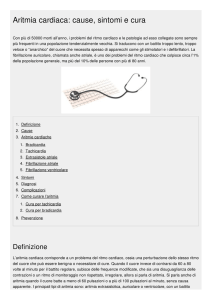 Aritmia cardiaca: cause, sintomi e cura