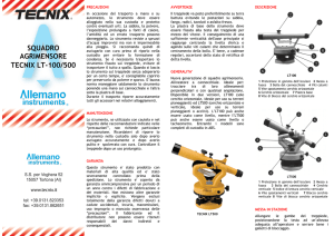 SQUADRO AGRIMENSORE TECNIX LT