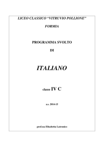 ITALIANO - Liceo Formia