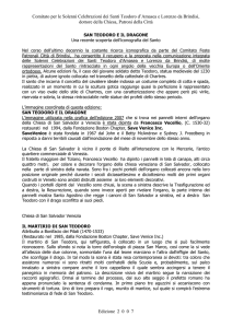 Programma delle celebrazioni civili e religiose in