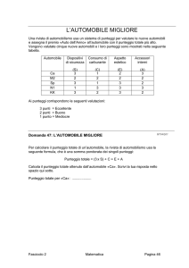 l`automobile migliore
