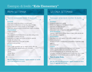 Esempio di livello “Kids Elementary”