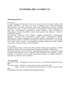 ECONOMIA DEL LAVORO V.O.