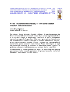 Come sfruttare la matematica per rafforzare caratteri ereditari nelle