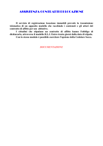 assistenza contratti di locazione