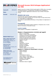 Microsoft Access 2010 Sviluppo Applicazioni con VBA