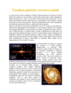 Cosa sono le coordinate Galattiche?