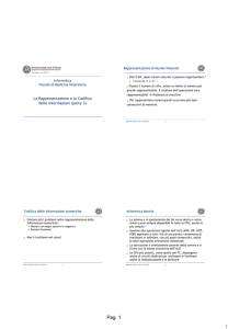 Informatica Facoltà di Medicina Veterinaria