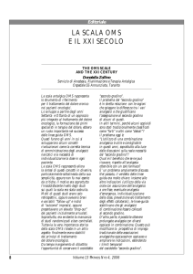LA SCALA OMS E IL XXI SECOLO