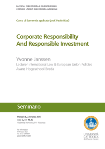 seminario 22 marzo 2017 Economia Applicata