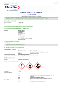 scheda di dati di sicurezza liquid 1 sim