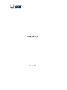 STATUTO - Linear