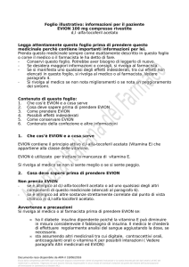 Foglio illustrativo: informazioni per il paziente EVION 100 mg