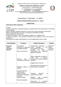 Italiano 4 - Istituto comprensivo statale di Lesmo