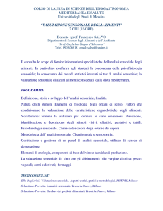 CORSO DI LAUREA IN SCIENZE DELL`ENOGASTRONOMIA