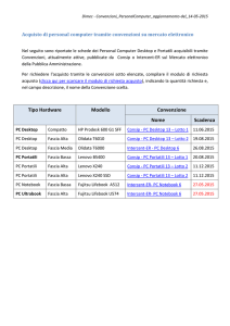 Convenzione Consip – PC Desktop 13 – Lotto 2