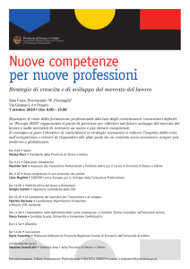 Nuove competenze per nuove professioni