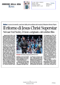 Il ritorno di Jesus Christ Superstar