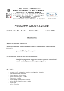 Programma svolto. GRECO 2A CL webmaster
