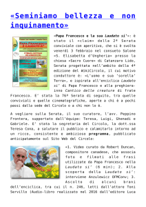 Seminiamo bellezza e non inquinamento
