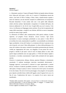 Sintattica* Michela Ruggeri (...) Straniante e poetica è l`opera di