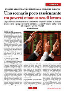 Uno scenario poco rassicurante tra povertà e mancanza di lavoro