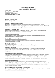 Programma di fisica. Liceo Scientifico “E.Fermi”