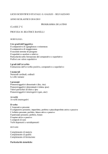 latino 2 E - Liceo Galileo Galilei