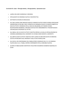 Curriculum Dr. Licata – Chirurgia estetica, chirurgia plastica
